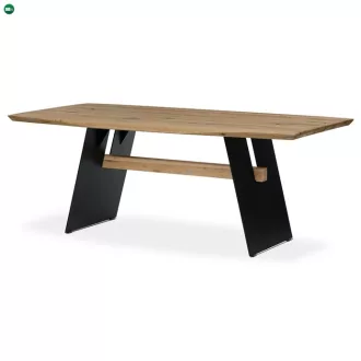 Tömör Tölgy Étkezőasztal 200×100 cm. DS-M200 DUB
