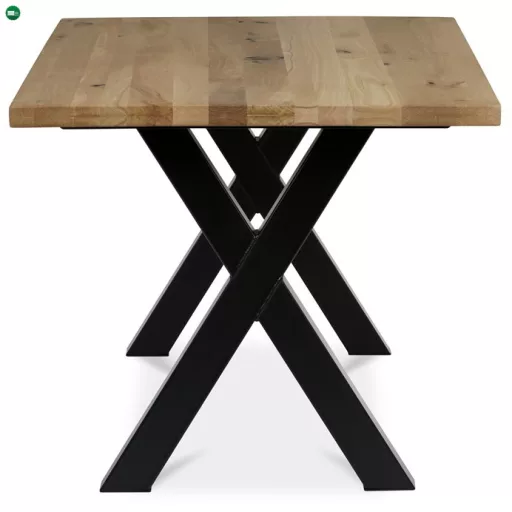 Tömör Tölgy Étkezőasztal 160×90 cm. DS-X160 DUB