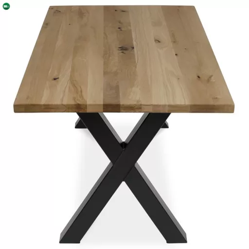 Tömör Tölgy Étkezőasztal 160×90 cm. DS-X160 DUB