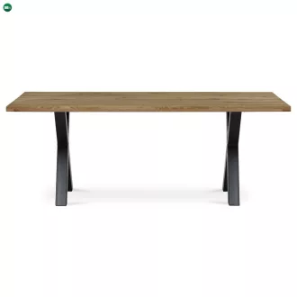 Tömör Tölgy Étkezőasztal 200×100 cm. DS-X200 DUB