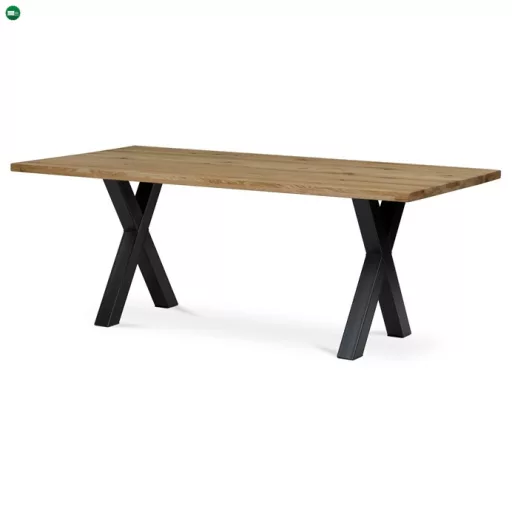 Tömör Tölgy Étkezőasztal 200×100 cm. DS-X200 DUB
