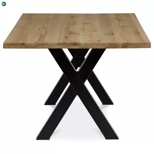 Tömör Tölgy Étkezőasztal 200×100 cm. DS-X200 DUB