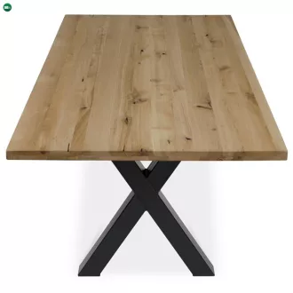 Tömör Tölgy Étkezőasztal 200×100 cm. DS-X200 DUB