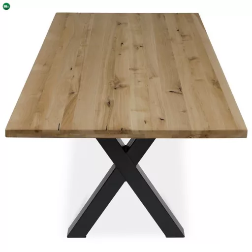 Tömör Tölgy Étkezőasztal 200×100 cm. DS-X200 DUB