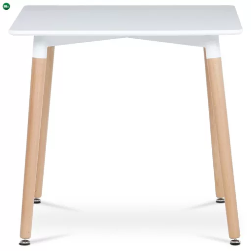 Étkezőasztal 80×80 cm, MDF, Fehér. DT-303 WT