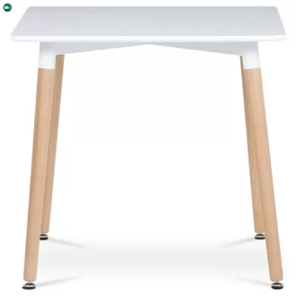 Étkezőasztal 80×80 cm, MDF, Fehér. DT-303 WT