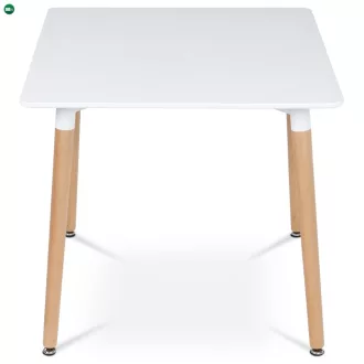 Étkezőasztal 80×80 cm, MDF, Fehér. DT-303 WT