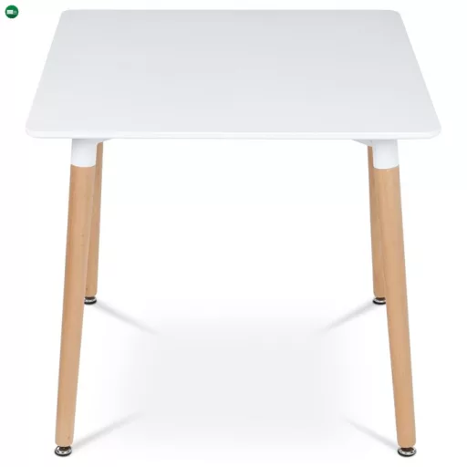 Étkezőasztal 80×80 cm, MDF, Fehér. DT-303 WT