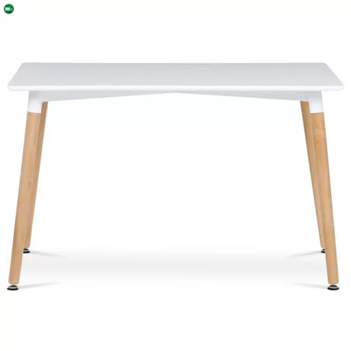 Étkezőasztal 120×80 cm, MDF, Fehér. DT-304 WT