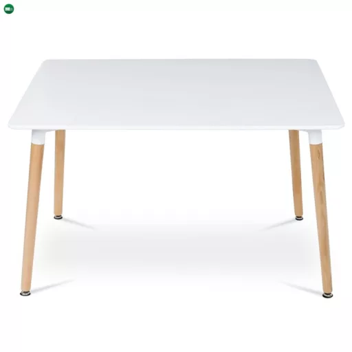 Étkezőasztal 120×80 cm, MDF, Fehér. DT-304 WT