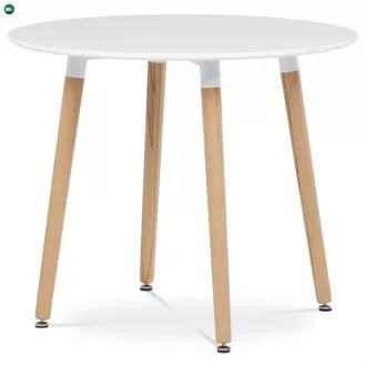Étkezőasztal 90×90 cm, MDF, Fehér. DT-306 WT