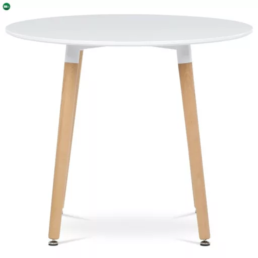 Étkezőasztal 90×90 cm, MDF, Fehér. DT-306 WT