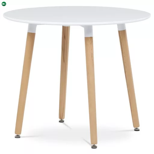 Étkezőasztal 90×90 cm, MDF, Fehér. DT-306 WT