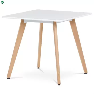 Étkezőasztal 80×80 cm, MDF, Fehér. DT-312 WT