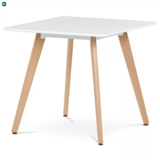 Étkezőasztal 80×80 cm, MDF, Fehér. DT-312 WT