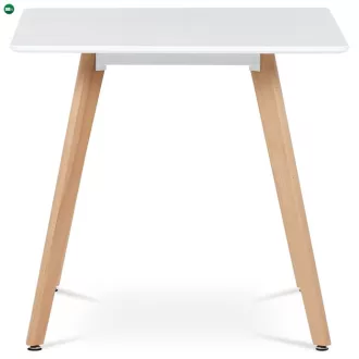Étkezőasztal 80×80 cm, MDF, Fehér. DT-312 WT