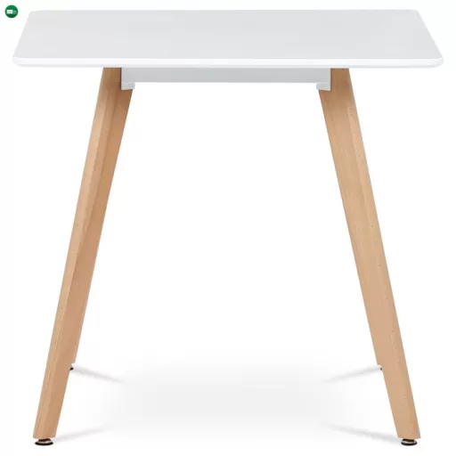 Étkezőasztal 80×80 cm, MDF, Fehér. DT-312 WT