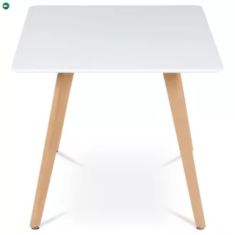 Étkezőasztal 80×80 cm, MDF, Fehér. DT-312 WT