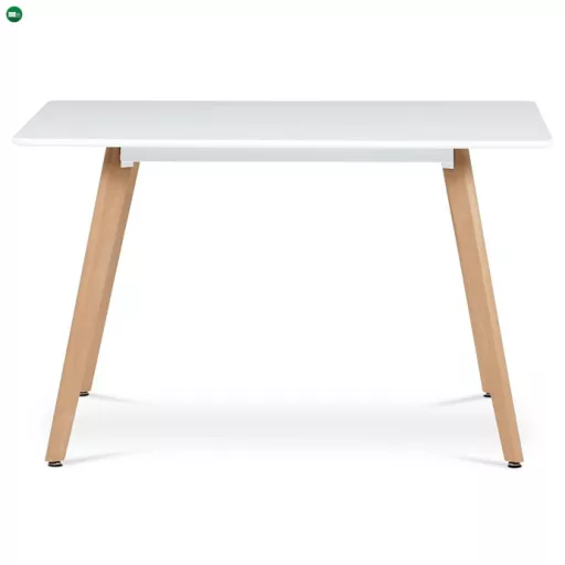 Étkezőasztal 120×80 cm, MDF, Fehér. DT-313 WT