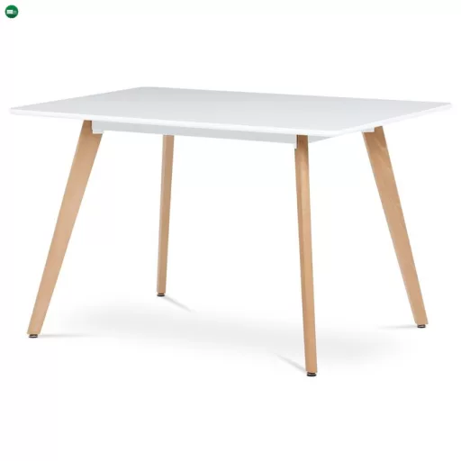 Étkezőasztal 120×80 cm, MDF, Fehér. DT-313 WT
