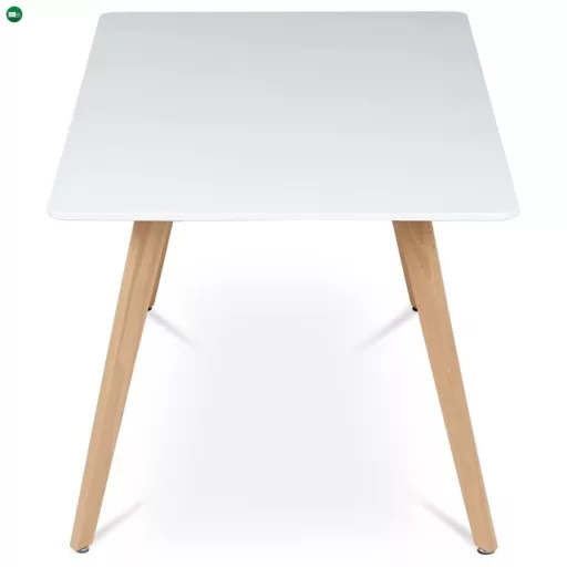 Étkezőasztal 120×80 cm, MDF, Fehér. DT-313 WT