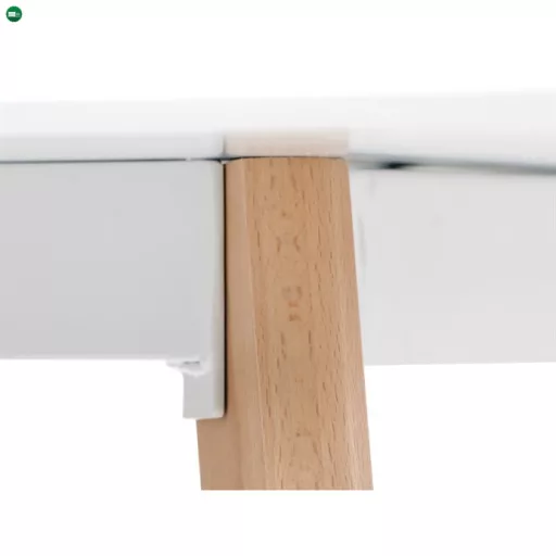 Étkezőasztal 120×80 cm, MDF, Fehér. DT-313 WT
