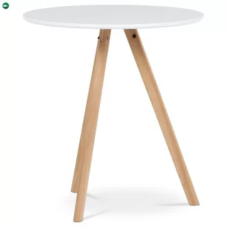 Fehér MDF Étkezőasztal 70×70 cm. DT-320 WT