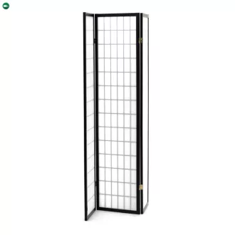 Fekete Tömörfa Paraván. EF-E803 BK