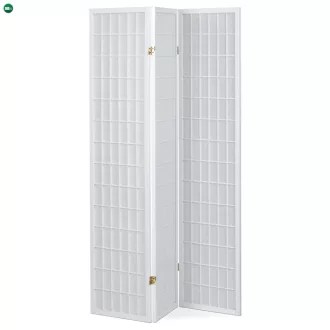 Fehér Tömörfa Paraván. EF-E803 WT