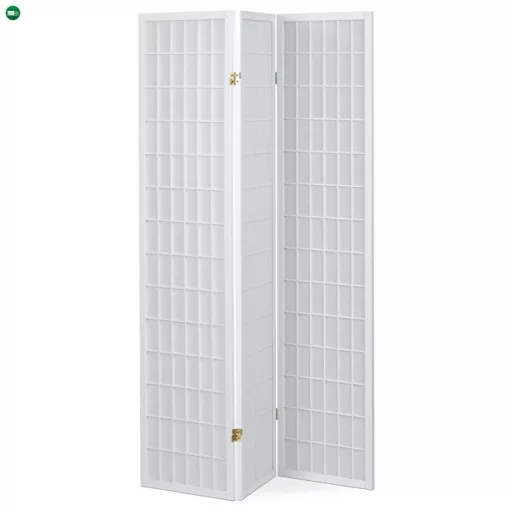 Fehér Tömörfa Paraván. EF-E803 WT