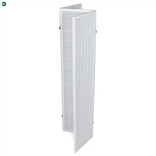 Fehér Tömörfa Paraván. EF-E803 WT