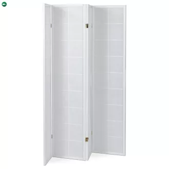 Fehér Tömörfa Paraván. EF-E804 WT