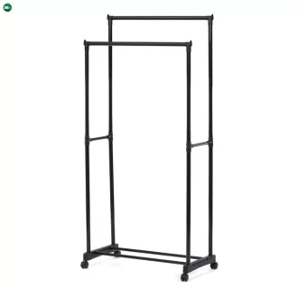 Fekete Fém Ruhafogas. GD-164 BK