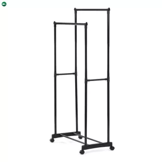 Fekete Fém Ruhafogas. GD-164 BK