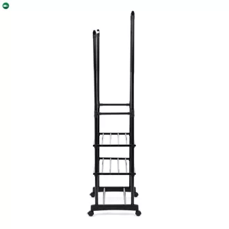 Fekete Fém Ruhafogas. GD-166 BK