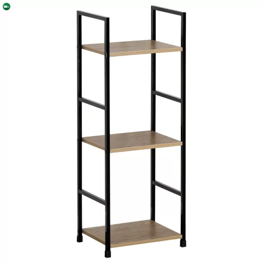 Polcos szekrény, MDF, barna, GD-213 OAK