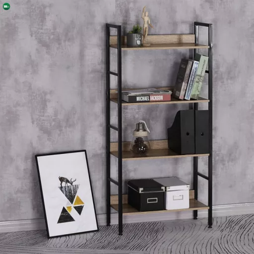 Polc, MDF, barna, GD-314 OAK