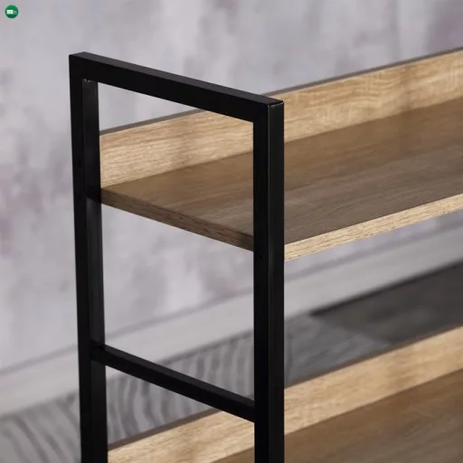 Polc, MDF, barna, GD-314 OAK