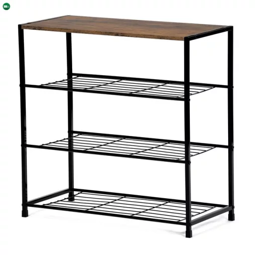 Cipőtartó természetes fa színben GD-414 OLW