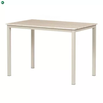 Étkezőasztal 110x70x75 cm, MDF, travertin, GDT-202 TRV