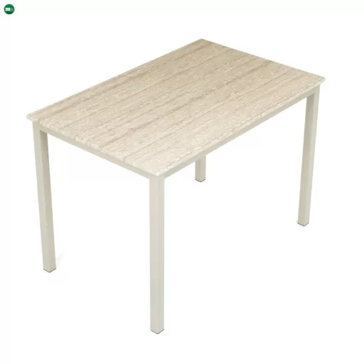 Étkezőasztal 110x70x75 cm, MDF, travertin, GDT-202 TRV