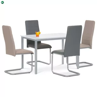 Étkezőasztal 110x70 cm, MDF, fehér, GDT-202 WT