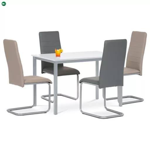 Étkezőasztal 110x70 cm, MDF, fehér, GDT-202 WT