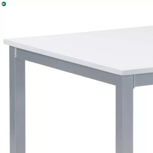 Étkezőasztal 110x70 cm, MDF, fehér, GDT-202 WT