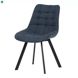 Étkezőszék kék szövettel. HC-465 BLUE2
