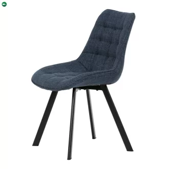 Étkezőszék kék szövettel. HC-465 BLUE2