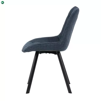 Étkezőszék kék szövettel. HC-465 BLUE2