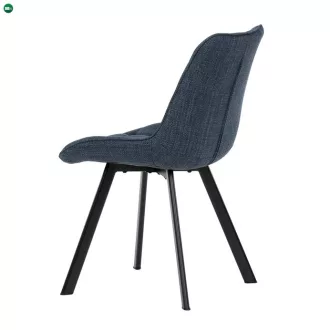 Étkezőszék kék szövettel. HC-465 BLUE2