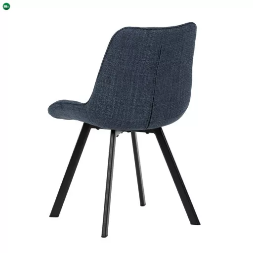 Étkezőszék kék szövettel. HC-465 BLUE2