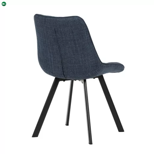 Étkezőszék kék szövettel. HC-465 BLUE2